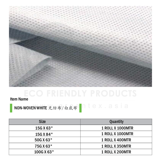 NON-WOVEN WHITE