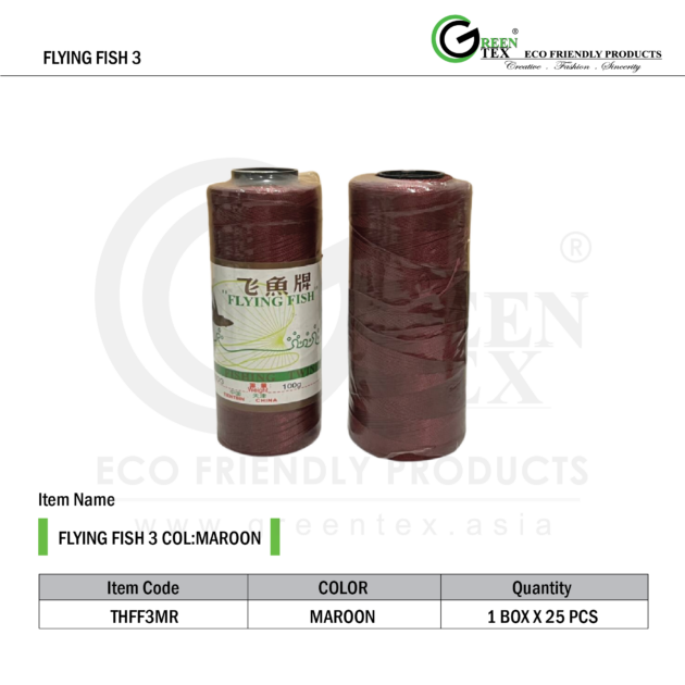 FLYING FISH 3 COL: MAROON
