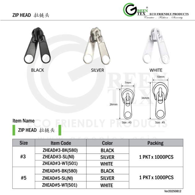 ZIP HEAD #3 / #5